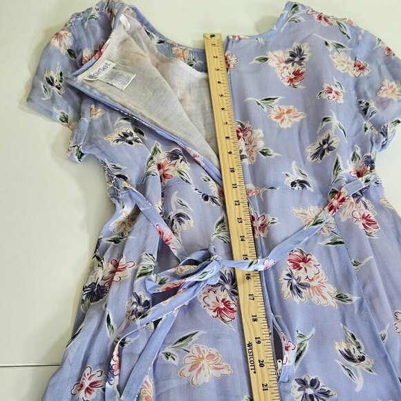 FairSet VTG Dress Women 10 SS Maxi Lined Floral Empir Waist Ties Flowy Cottage - Picture 3 of 16